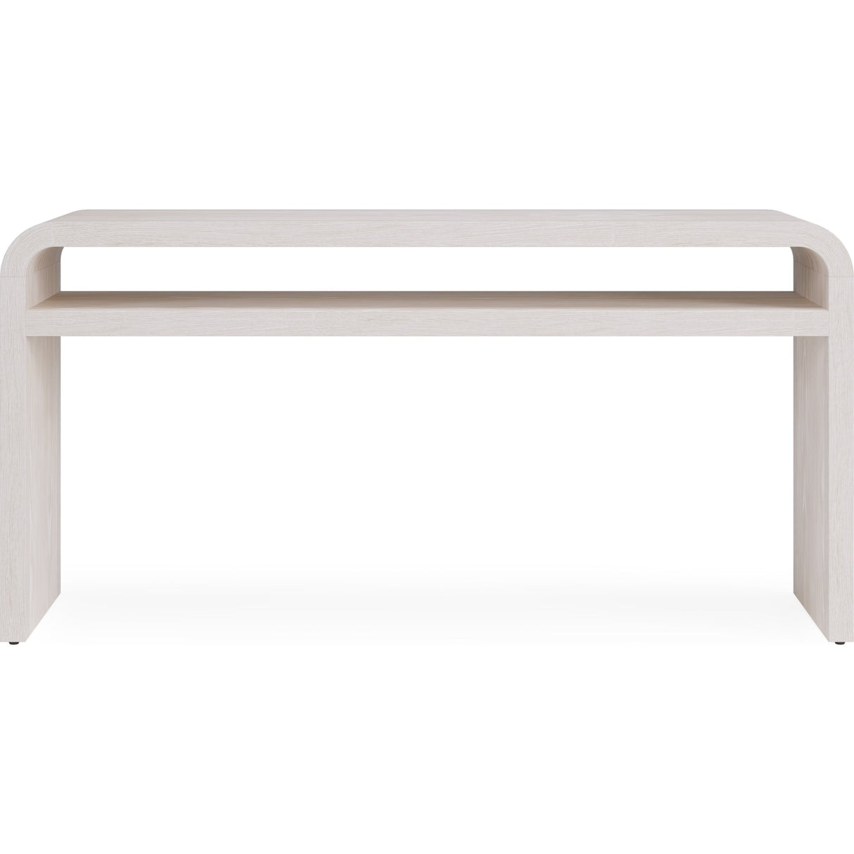 Drake Ash Wood Console Table in Sugar by Modus Furniture at Eve Furniture