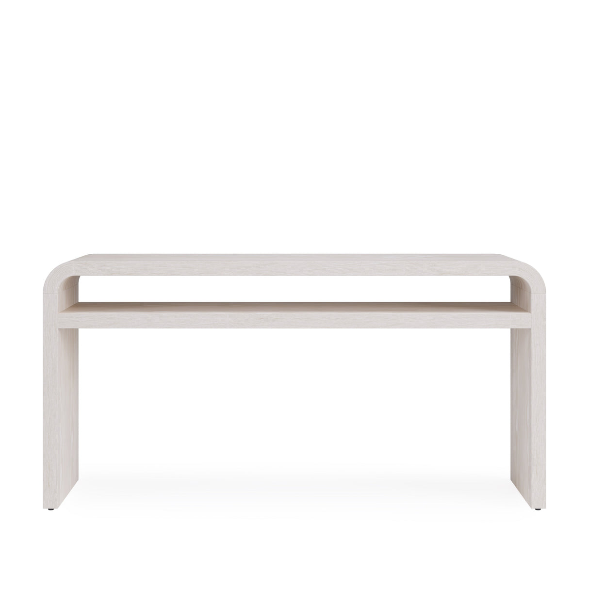Drake Ash Wood Console Table in Sugar by Modus Furniture at Eve Furniture