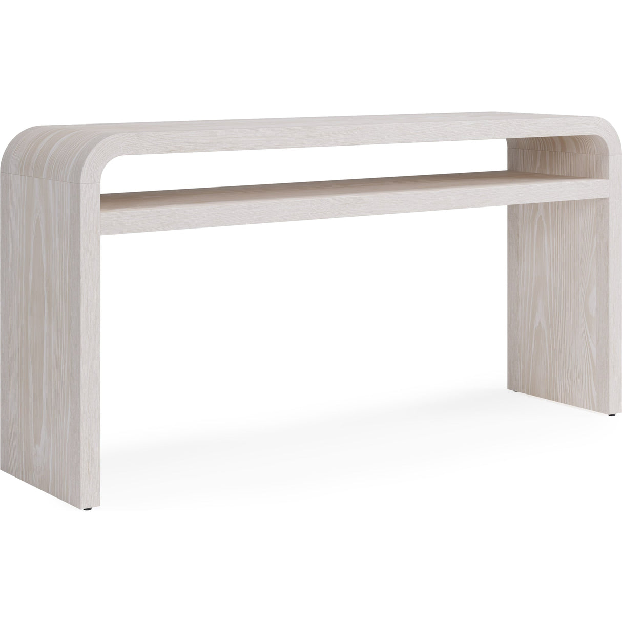 Drake Ash Wood Console Table in Sugar by Modus Furniture at Eve Furniture