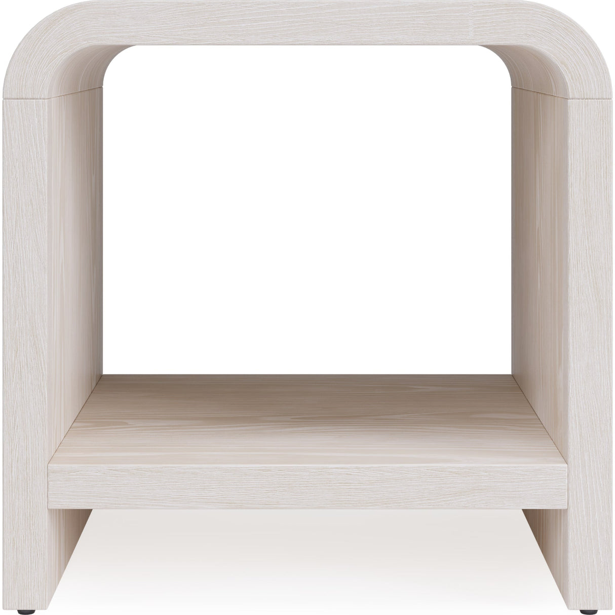 Drake Ash Wood Side Table in Sugar by Modus Furniture at Eve Furniture