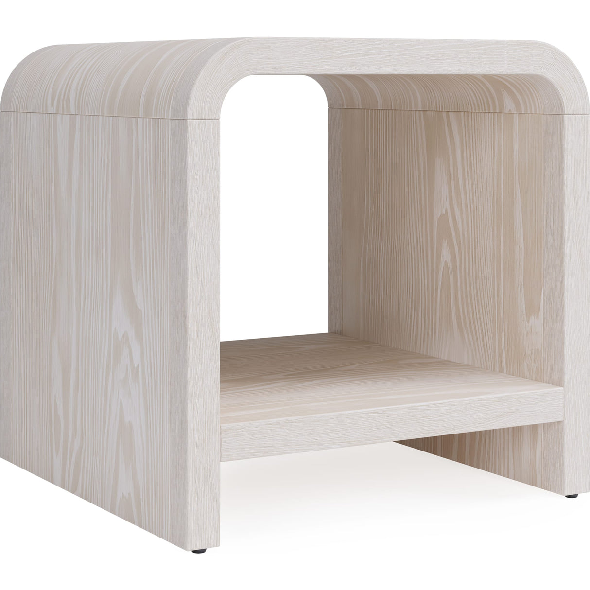 Drake Ash Wood Side Table in Sugar by Modus Furniture at Eve Furniture