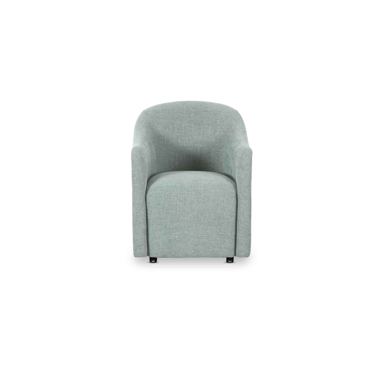 Drava Light Blue Rolling Dining Chair by Moe's Home at Eve Furniture