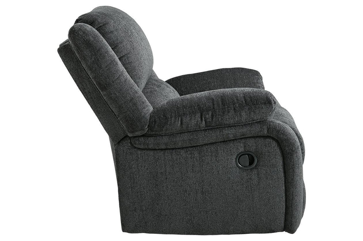 Draycoll Manual Rocker Recliner by Ashley at Eve Furniture