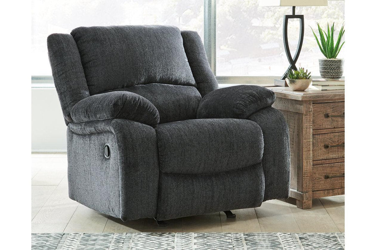 Draycoll Manual Rocker Recliner by Ashley at Eve Furniture