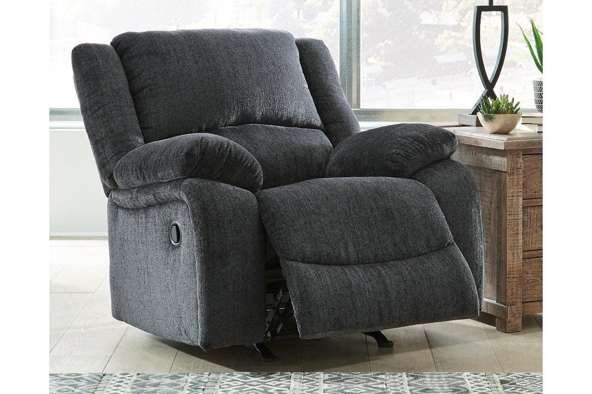 Draycoll Manual Rocker Recliner by Ashley at Eve Furniture