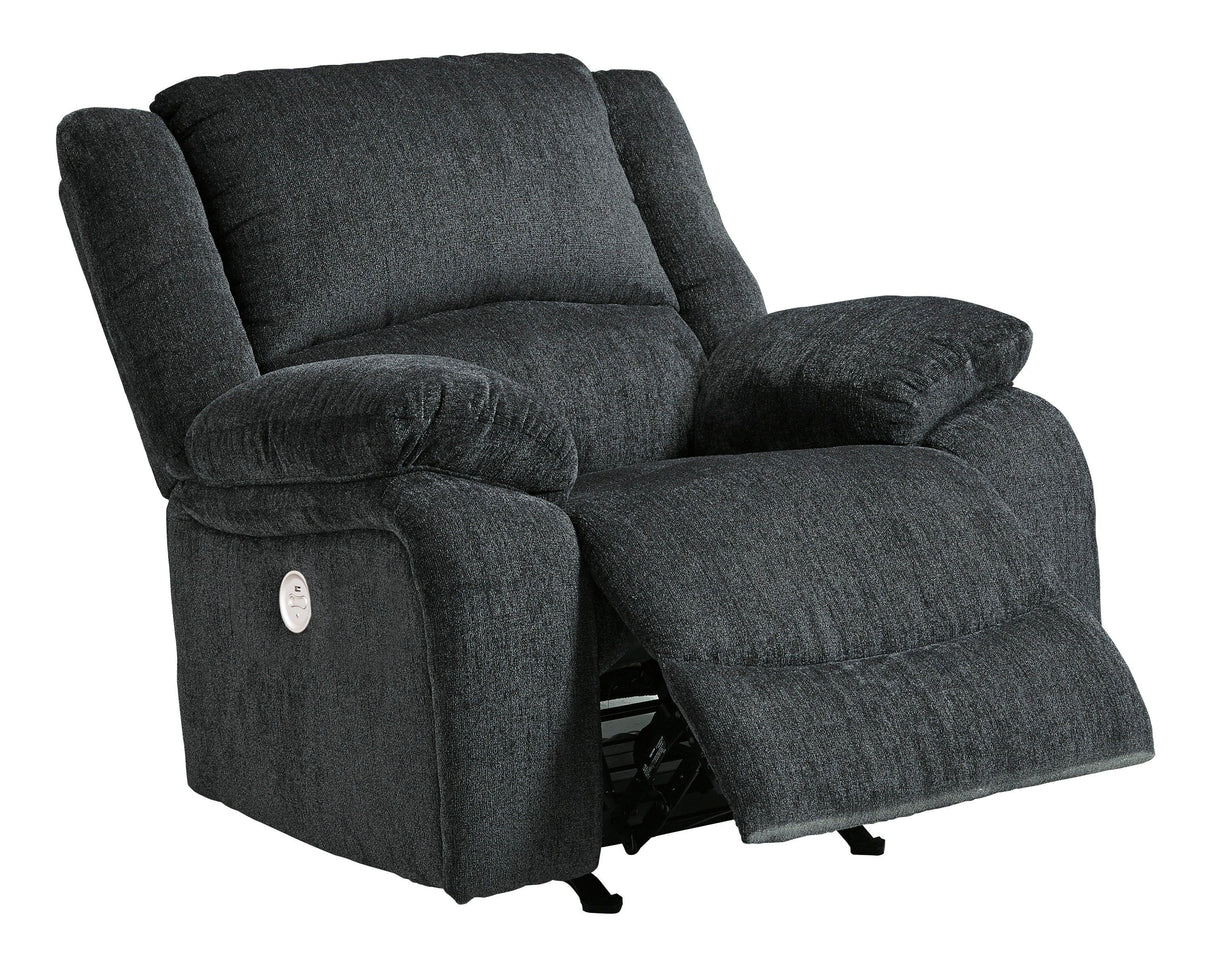 Draycoll Slate Power Reclining Living Room Set by Ashley at Eve Furniture