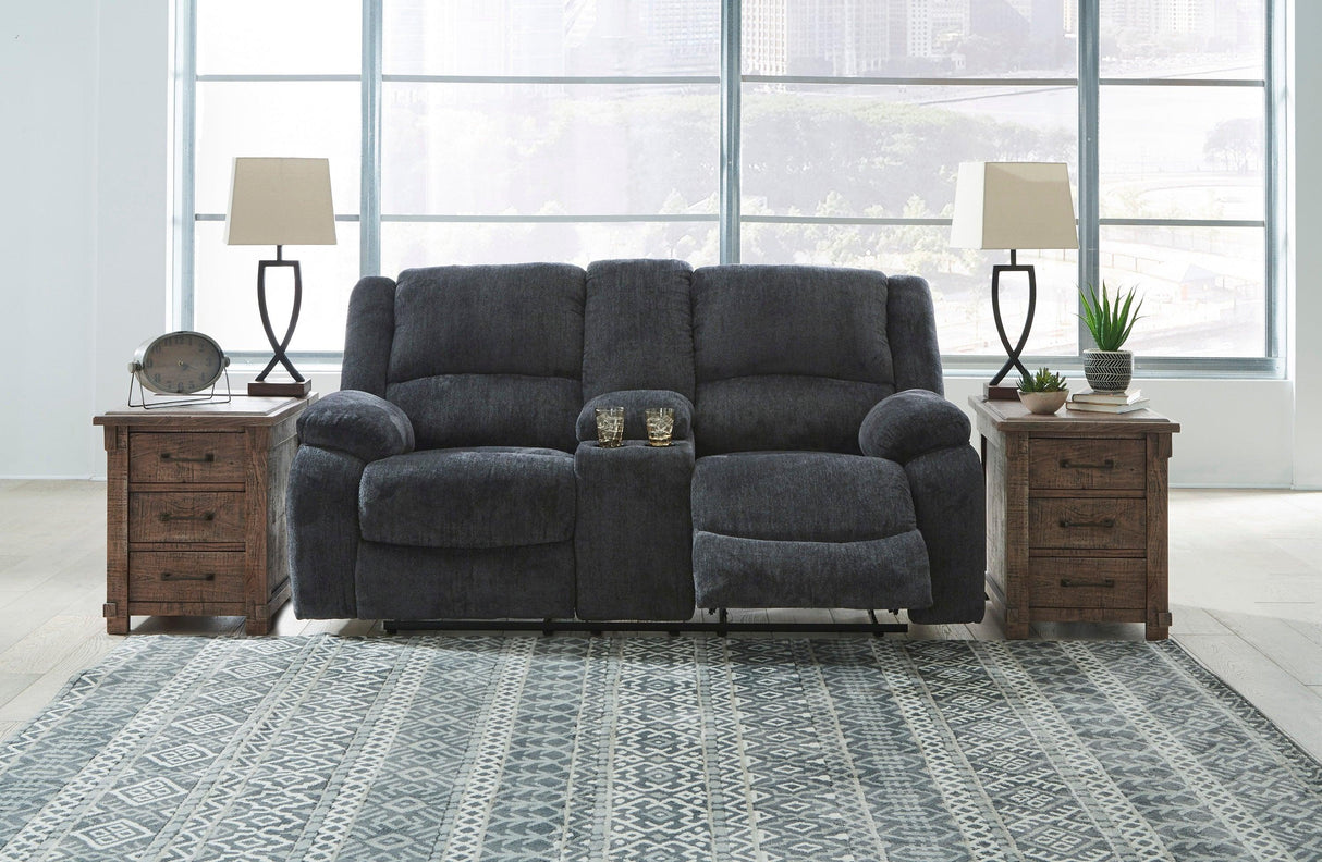 Draycoll Slate Reclining Living Room Set by Ashley at Eve Furniture