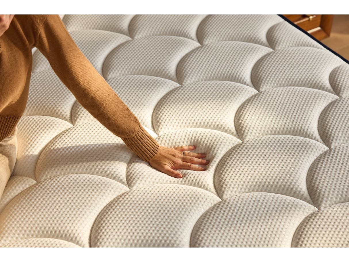 DreamCloud Classic Hybrid Firm White Twin Mattress by Ashley at Eve Furniture