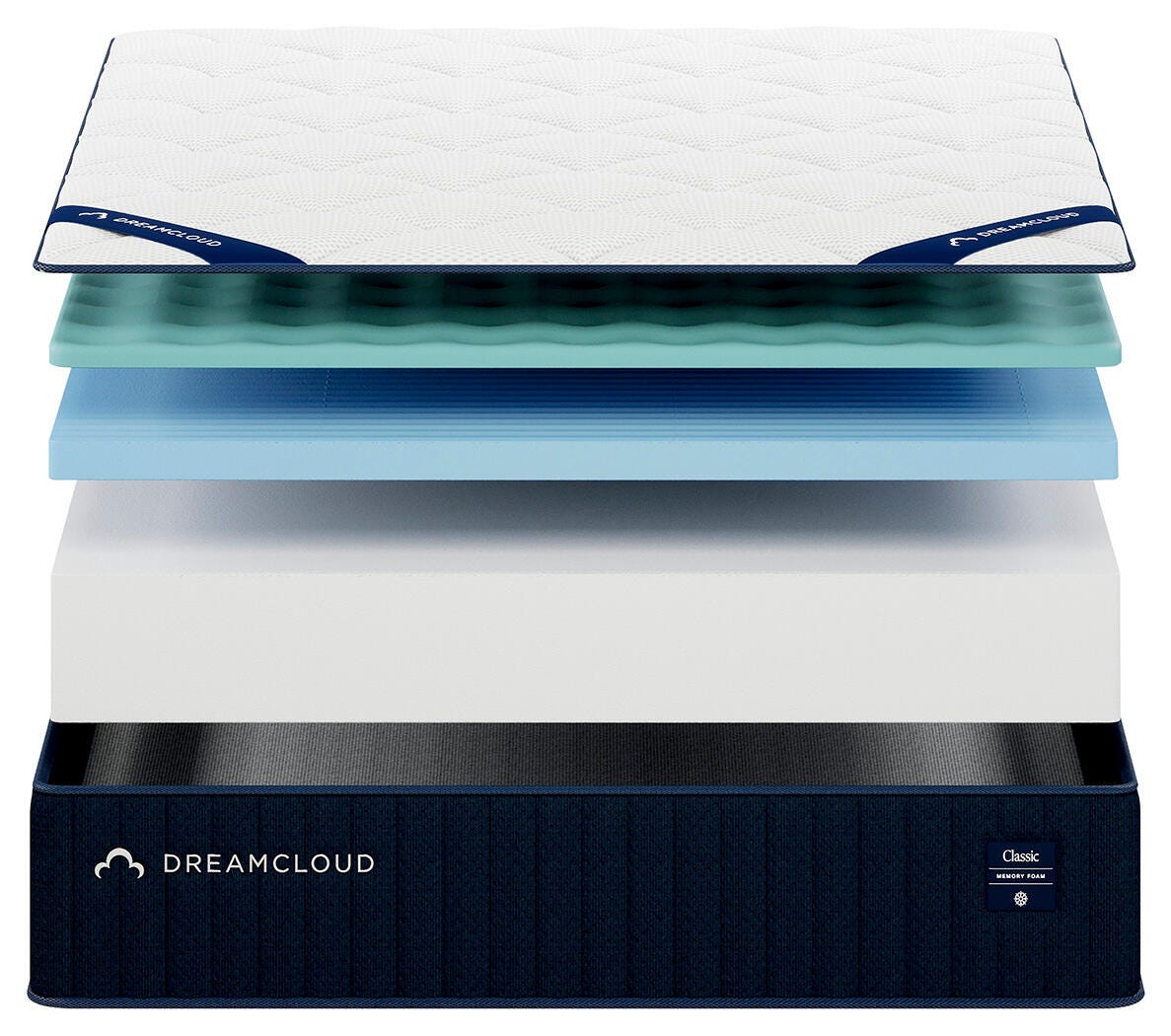 Dreamcloud Classic Memory Foam White King Mattress by Ashley at Eve Furniture