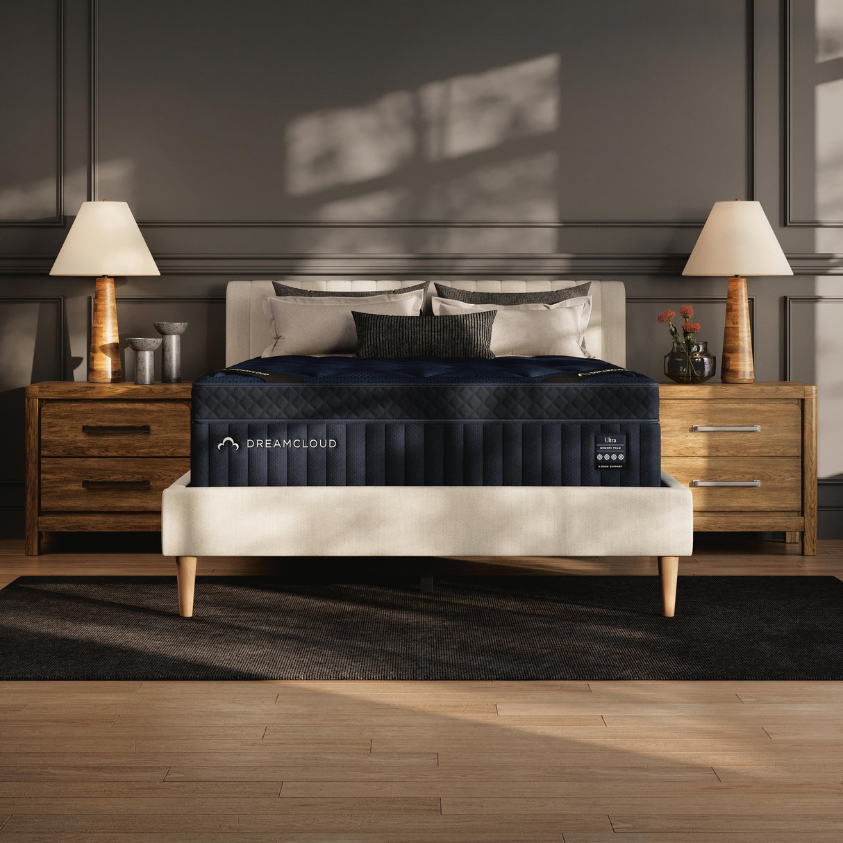 Dreamcloud Ultra Memory Foam White Queen Mattress by Ashley at Eve Furniture