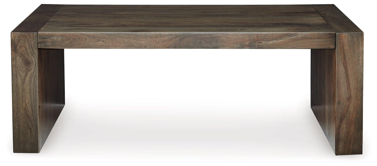 Dreggan Brown Coffee Table by Ashley at Eve Furniture