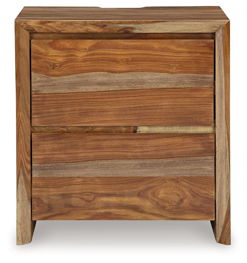 Dressonni Brown Nightstand by Ashley at Eve Furniture