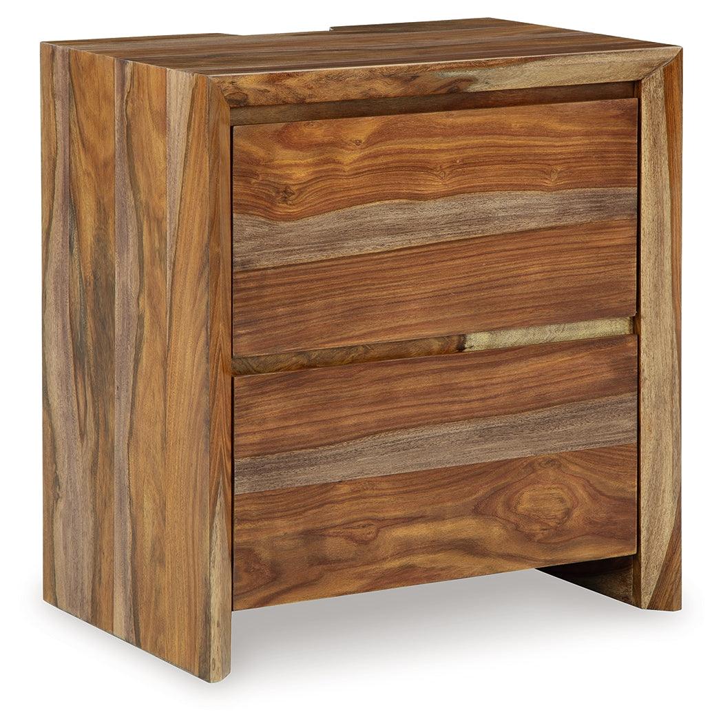 Dressonni Brown Nightstand by Ashley at Eve Furniture