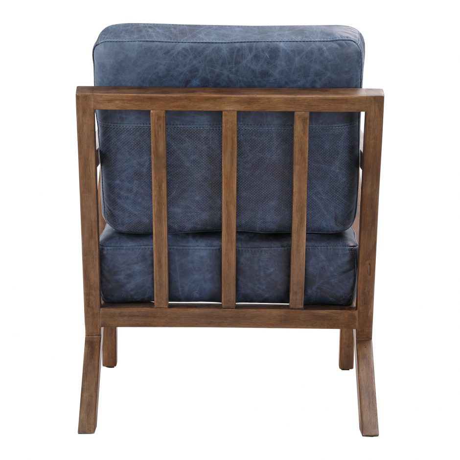 Drexel Arm Chair Blue by Moe's Home at Eve Furniture