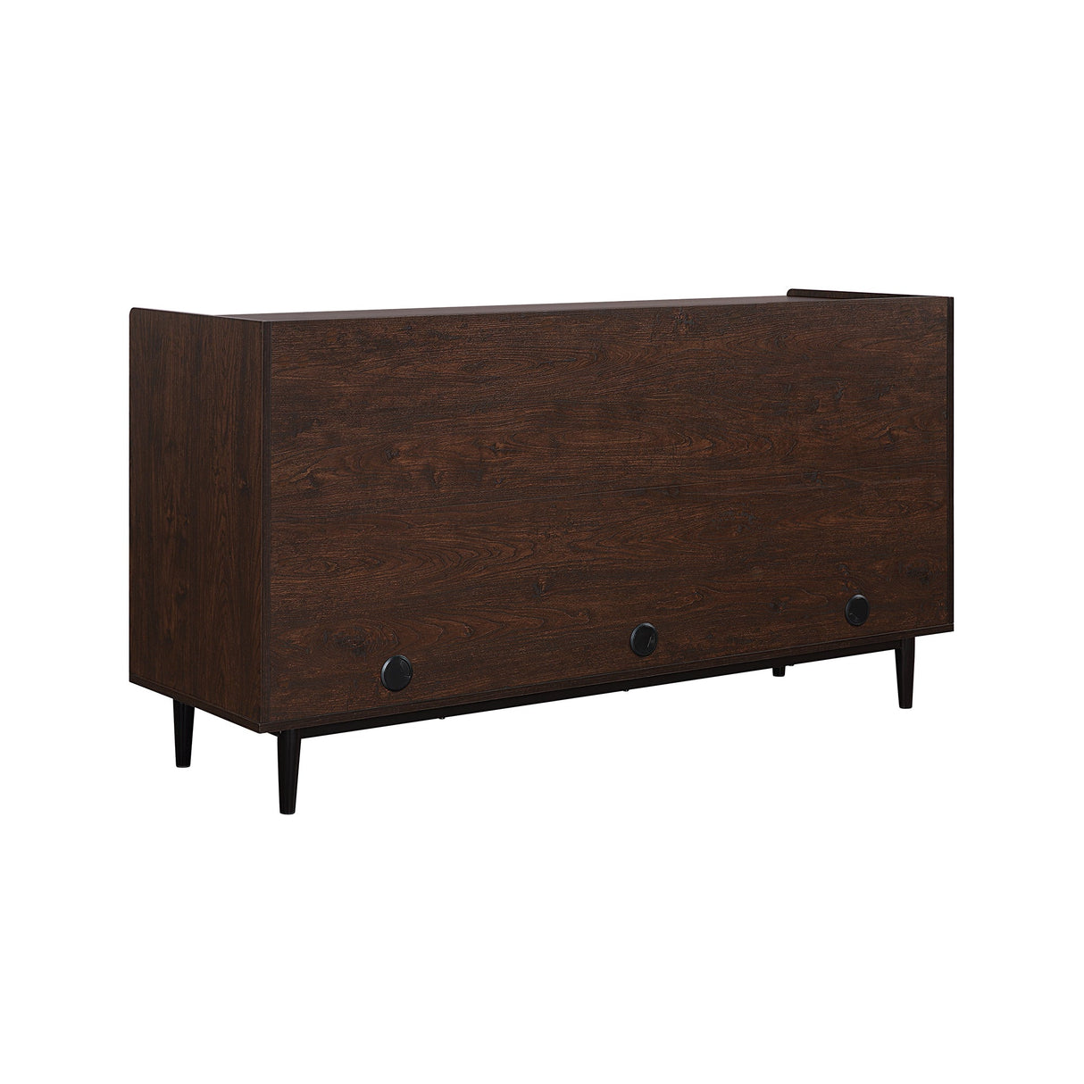 Duane Sideboard in Dark Brown and Black by Manhattan Comfort at Eve Furniture