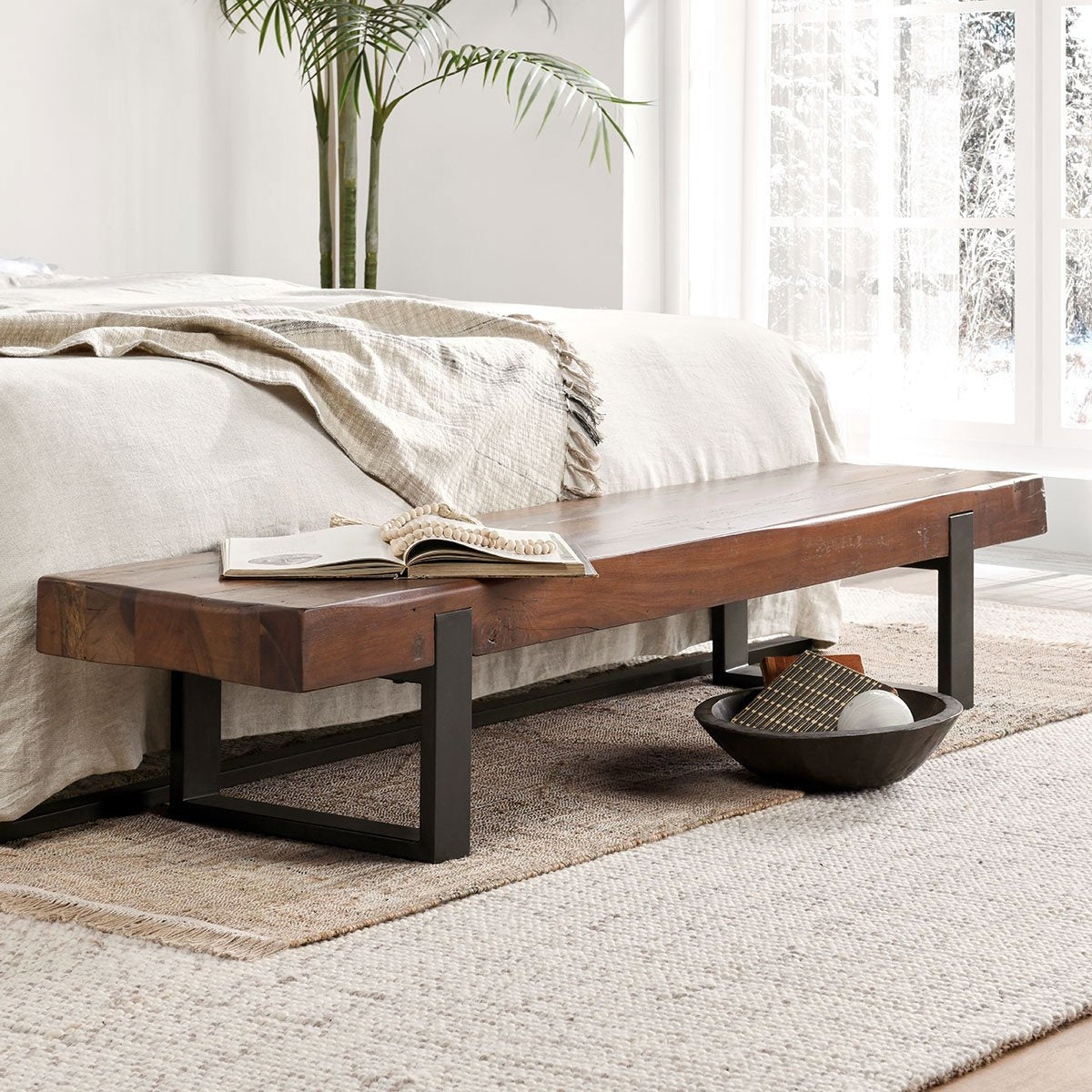 Duarte Accent Bench by Classic Home at Eve Furniture
