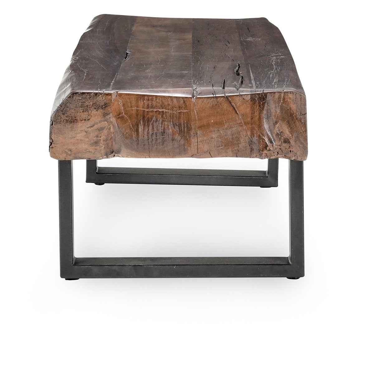 Duarte Accent Bench - Rustic Brown by Classic Home at Eve Furniture