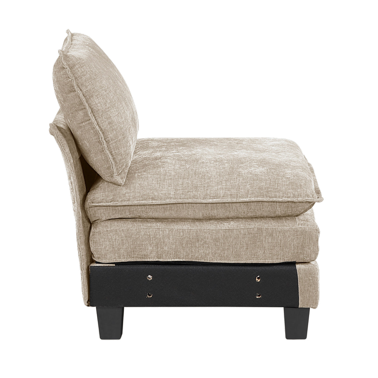 Dublin Dark Pewter Ottoman