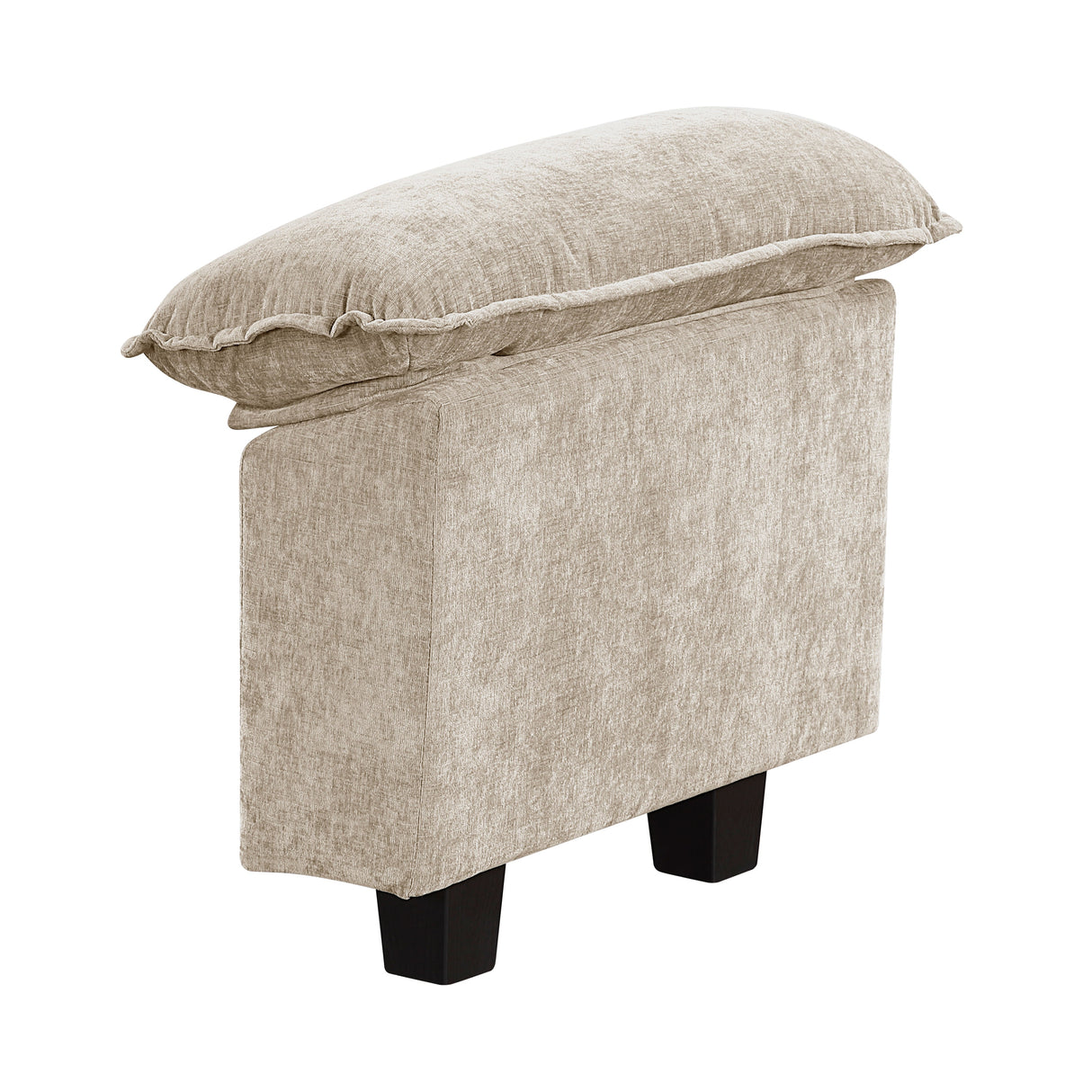 Dublin Dark Pewter Ottoman