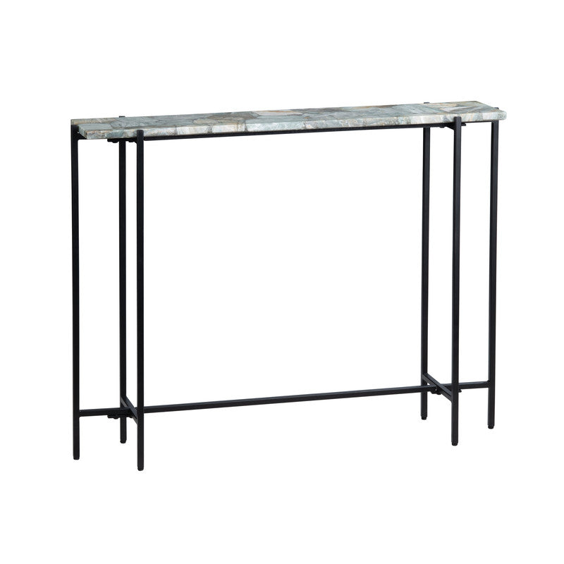 Dublin Green/Black Console Table by Crestview at Eve Furniture