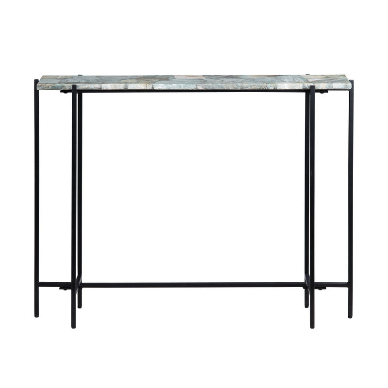 Dublin Green/Black Console Table by Crestview at Eve Furniture