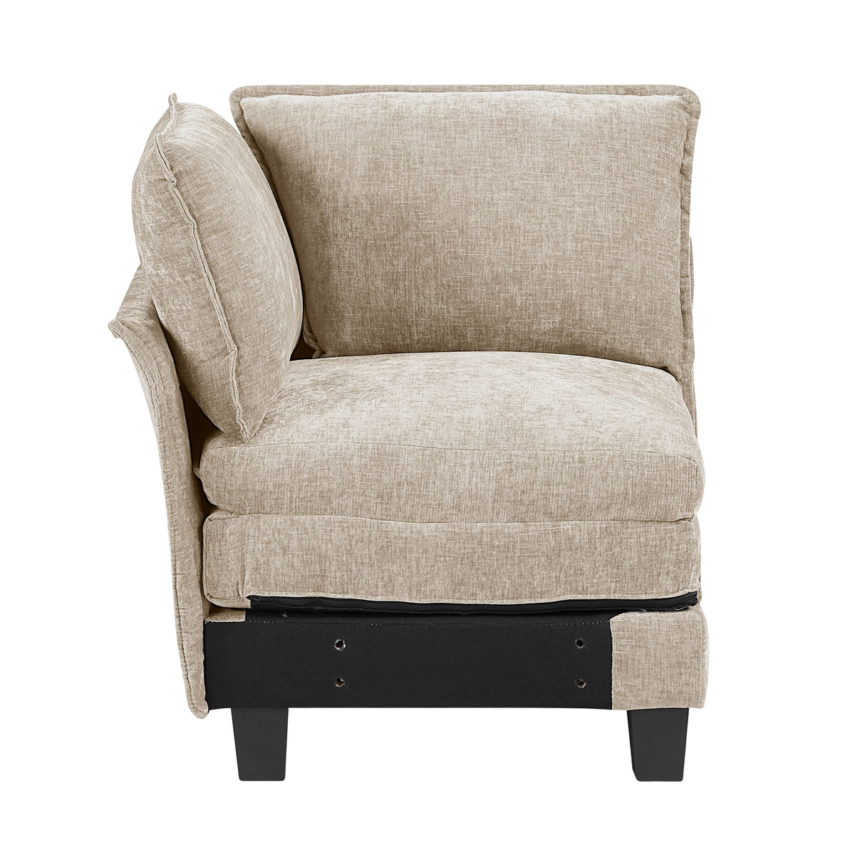 Dublin Taupe 5-Piece Modular Sectional by Homelegance at Eve Furniture