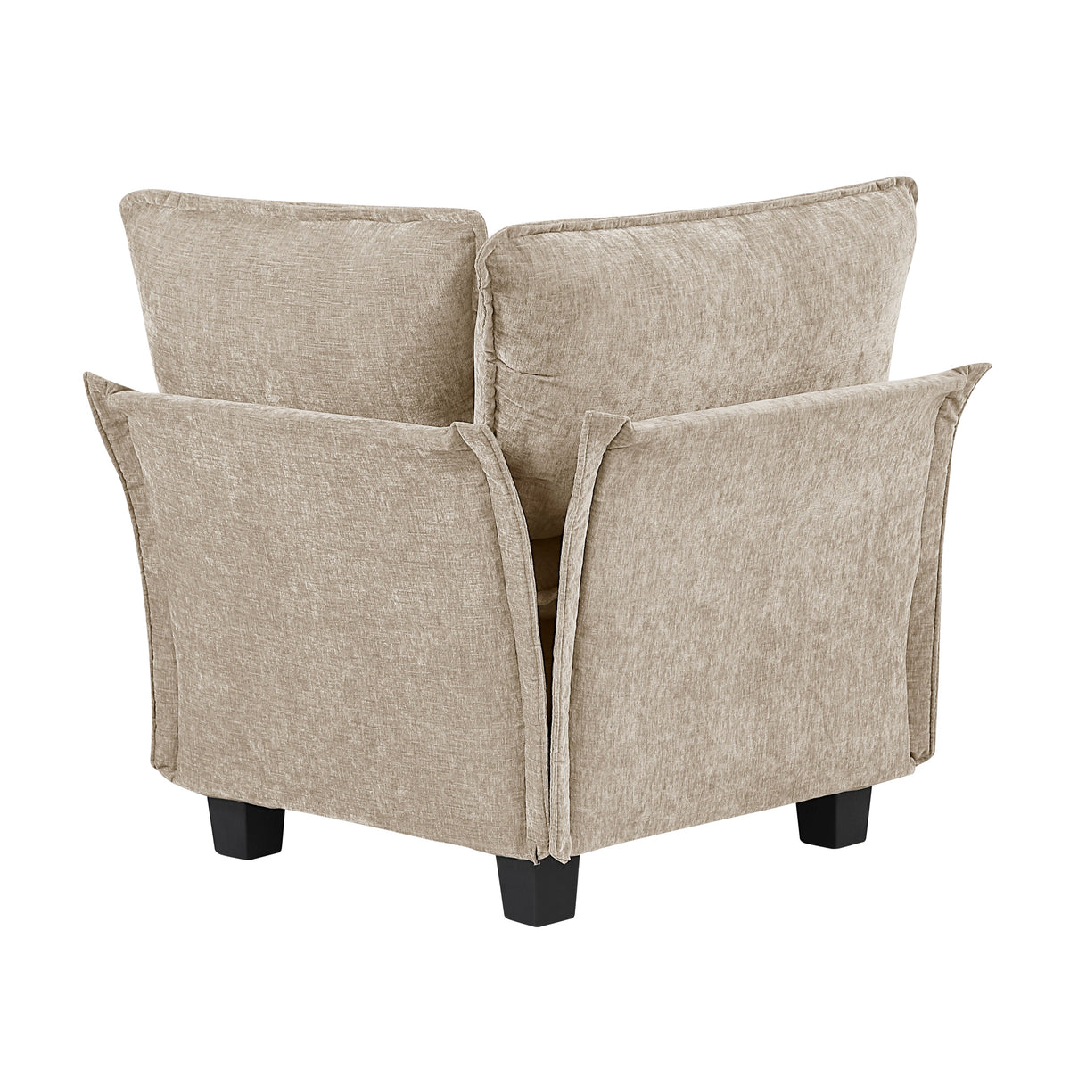 Dublin Taupe 6-Piece Modular Sectional with Ottoman by Homelegance at Eve Furniture