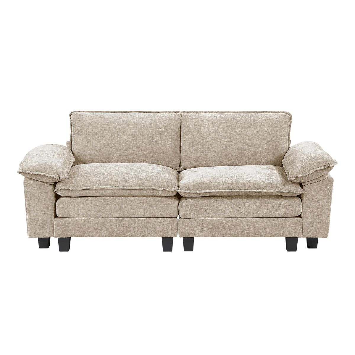 Dublin Taupe Loveseat by Homelegance at Eve Furniture