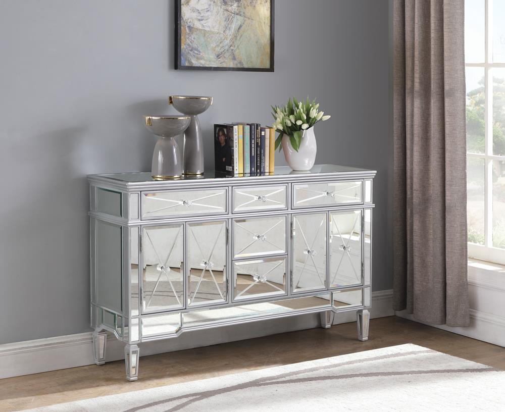 Duchess Silver 5-Drawer Accent Cabinet by Coaster at Eve Furniture