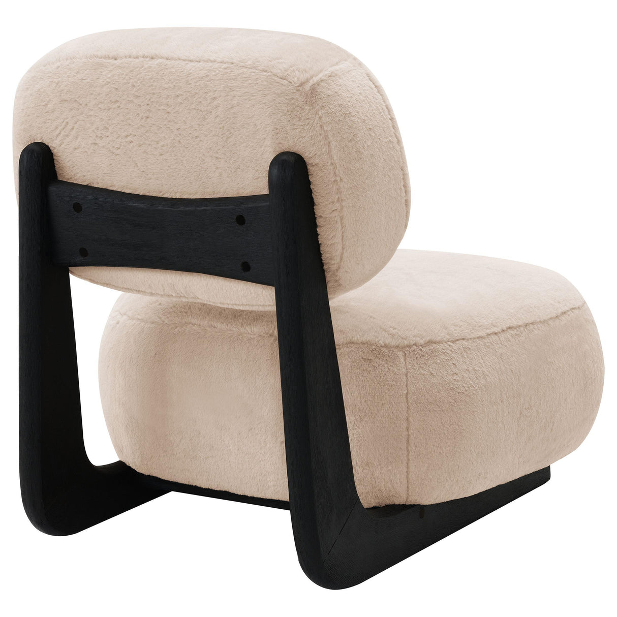 Duffie Camel Upholstered Armless Accent Chair by Coaster at Eve Furniture
