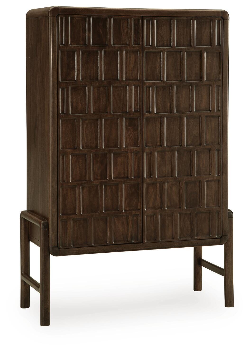 Dukestone Brown Accent Cabinet by Ashley at Eve Furniture
