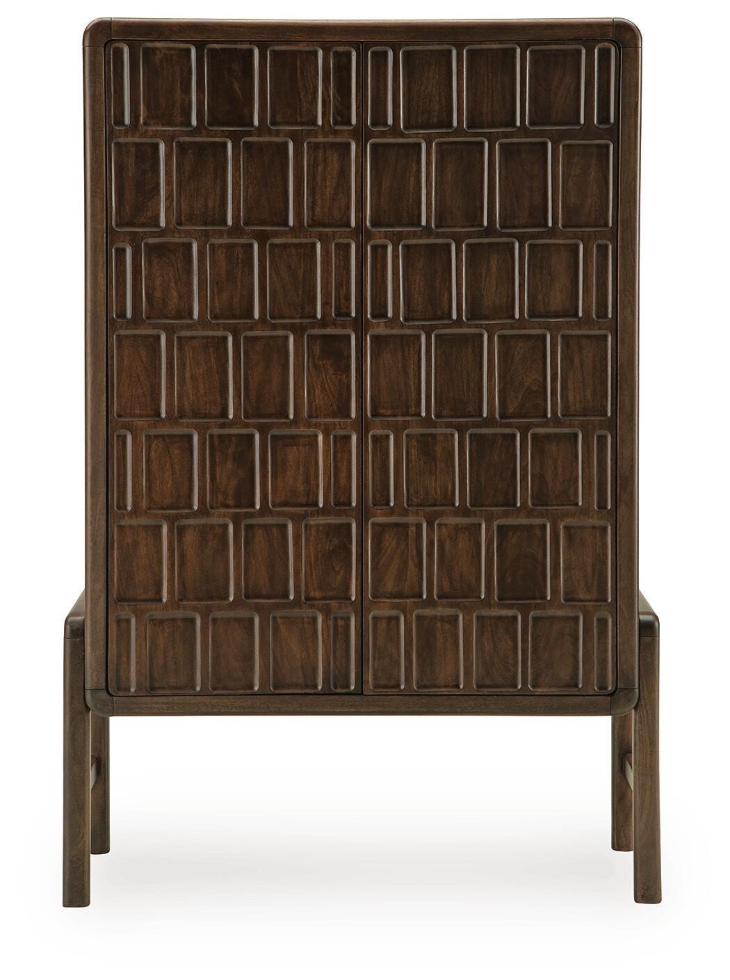 Dukestone Brown Accent Cabinet by Ashley at Eve Furniture