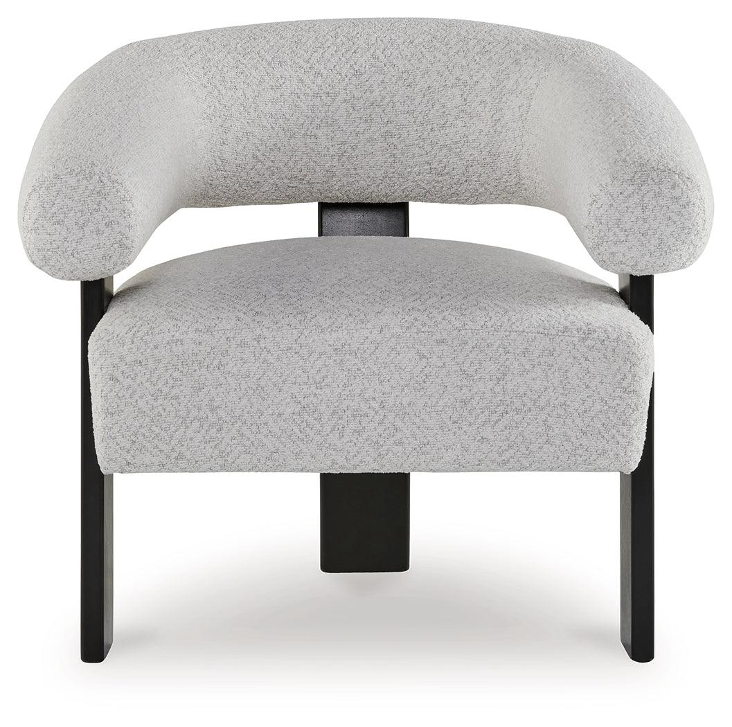 Dultish Snow Accent Chair by Ashley at Eve Furniture
