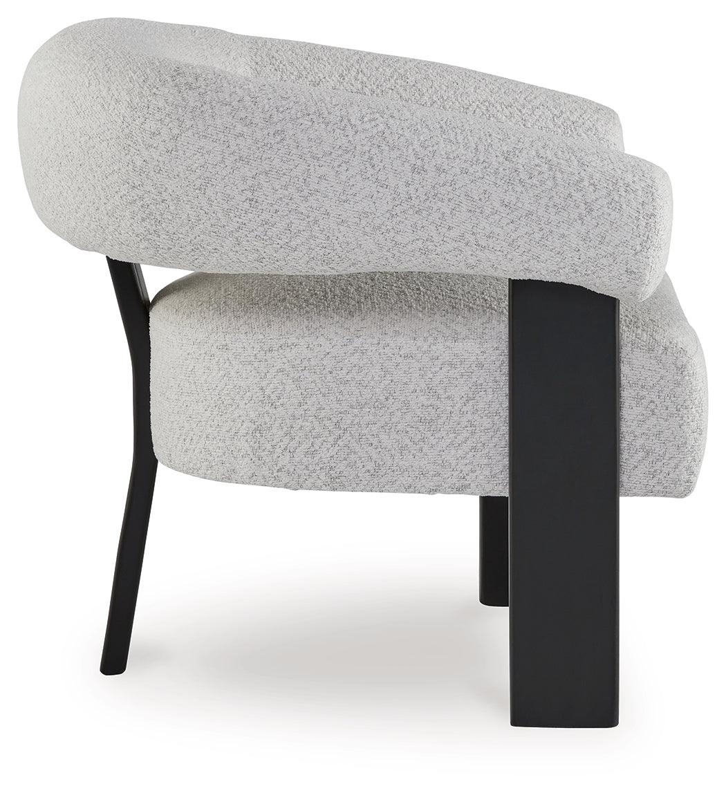 Dultish Snow Accent Chair by Ashley at Eve Furniture