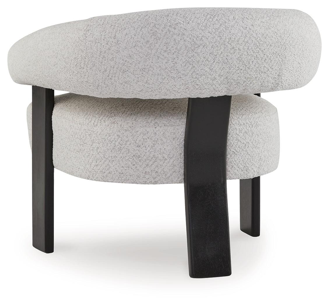 Dultish Snow Accent Chair by Ashley at Eve Furniture