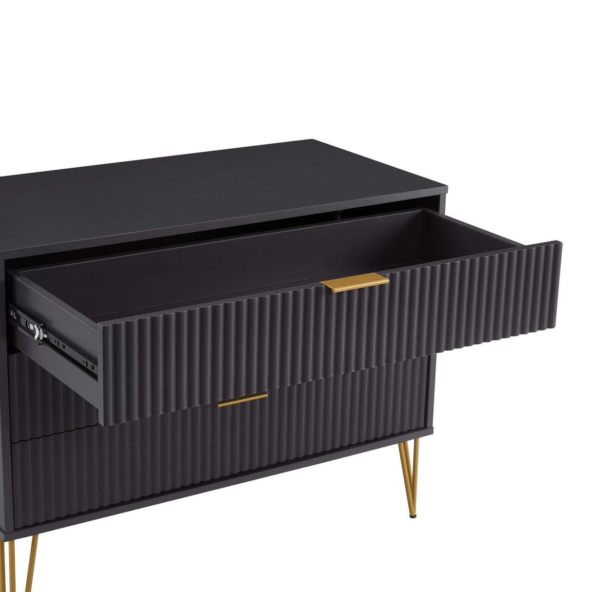 DUMBO Dresser in Black by Manhattan Comfort at Eve Furniture