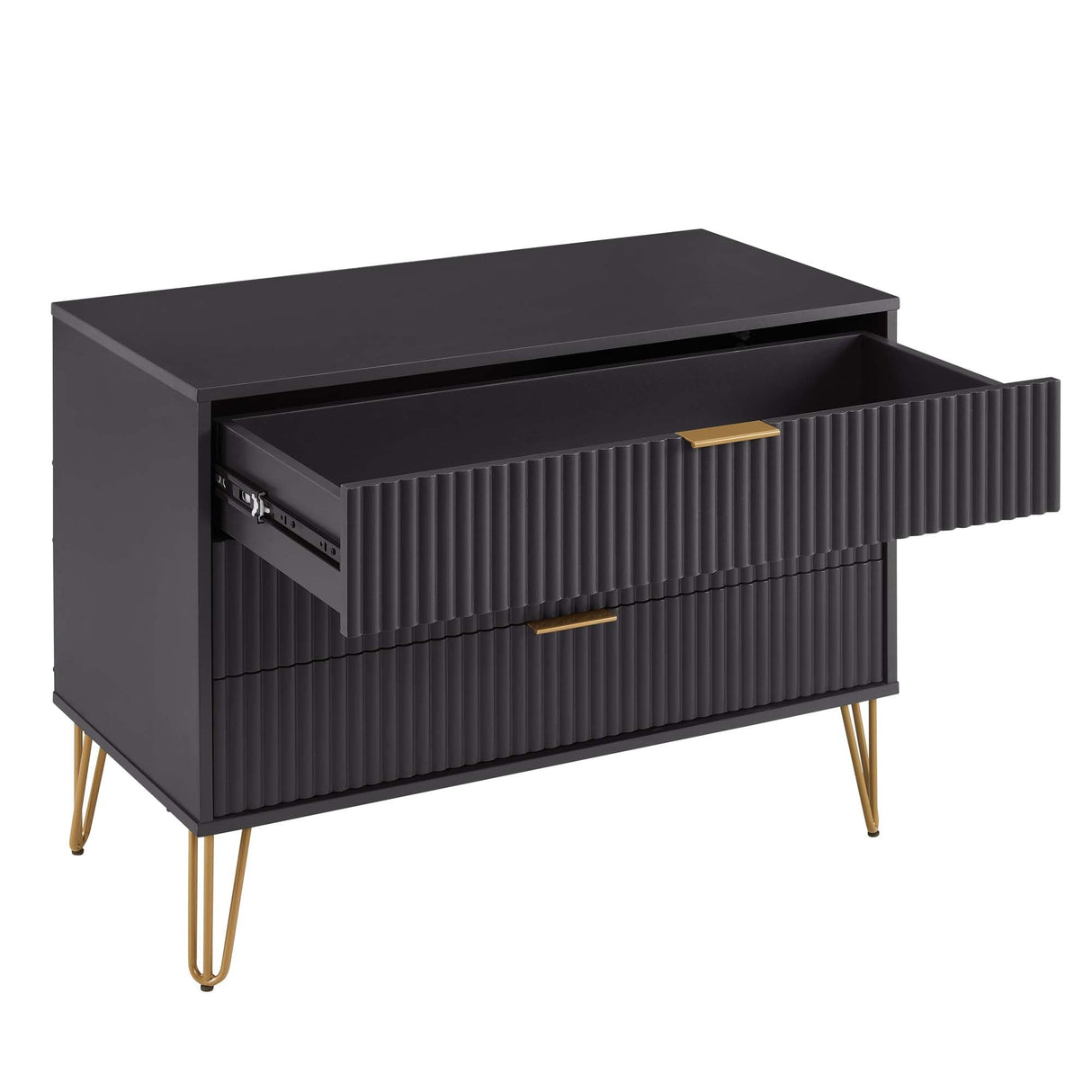 DUMBO Dresser in Black by Manhattan Comfort at Eve Furniture