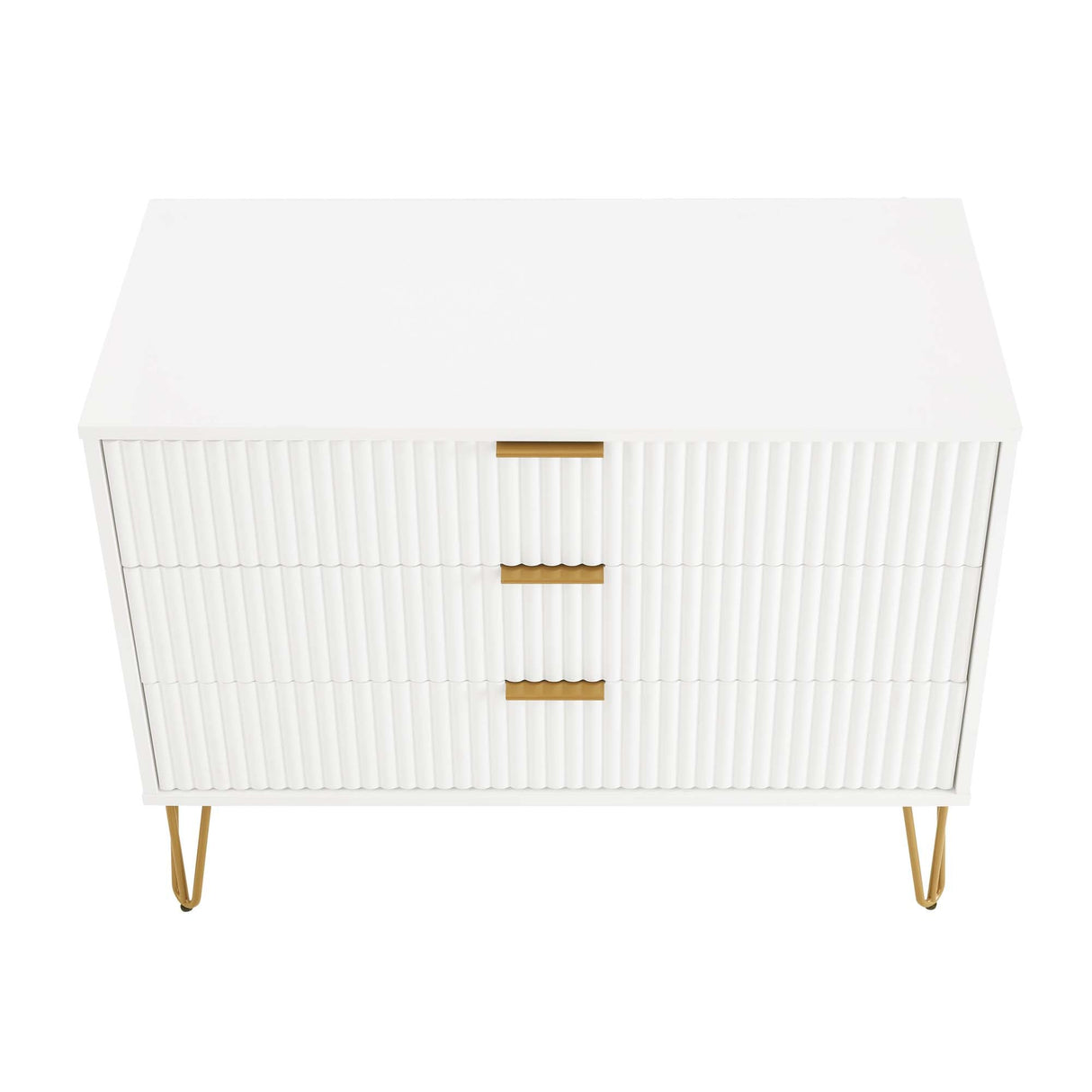 DUMBO Dresser in White by Manhattan Comfort at Eve Furniture