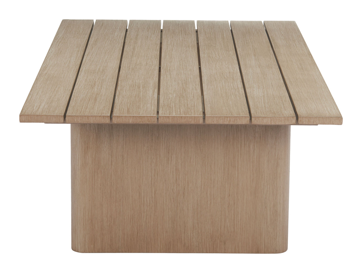 Duna Natural Outdoor Coffee Table by Zuomod at Eve Furniture
