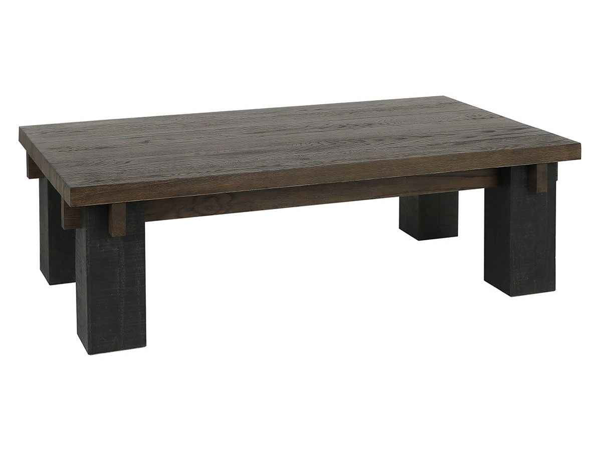 Duncan Suede Brown/Carbon Black Coffee Table by Classic Home at Eve Furniture