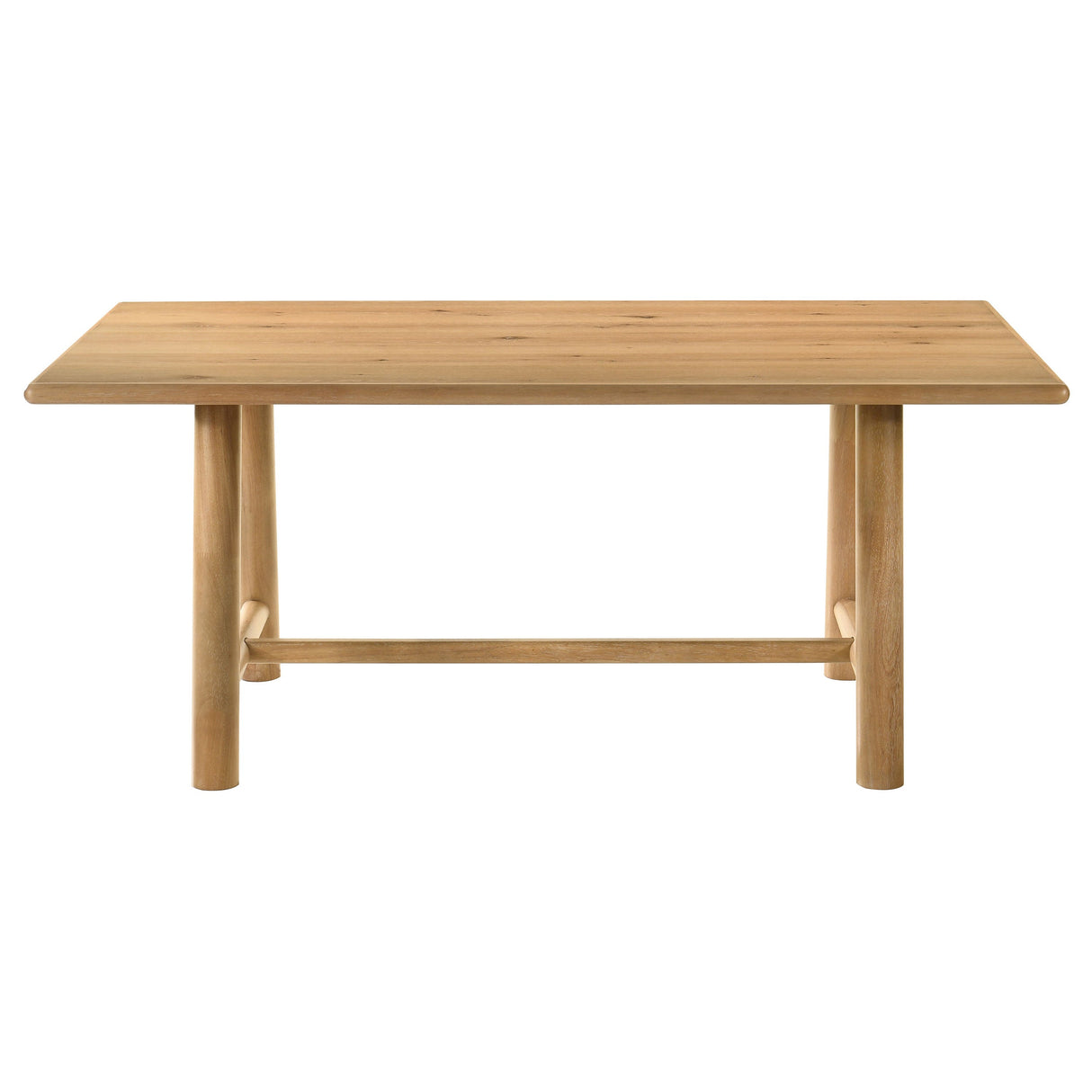Duncan Washed Oak 71-inch Rectangular Wood Dining Room Table by Coaster at Eve Furniture