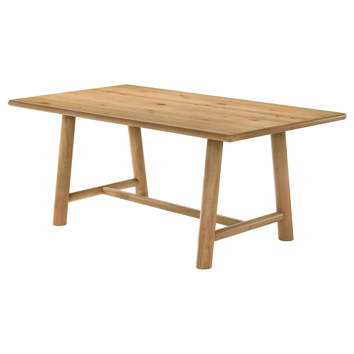 Duncan Washed Oak 71-inch Rectangular Wood Dining Room Table by Coaster at Eve Furniture