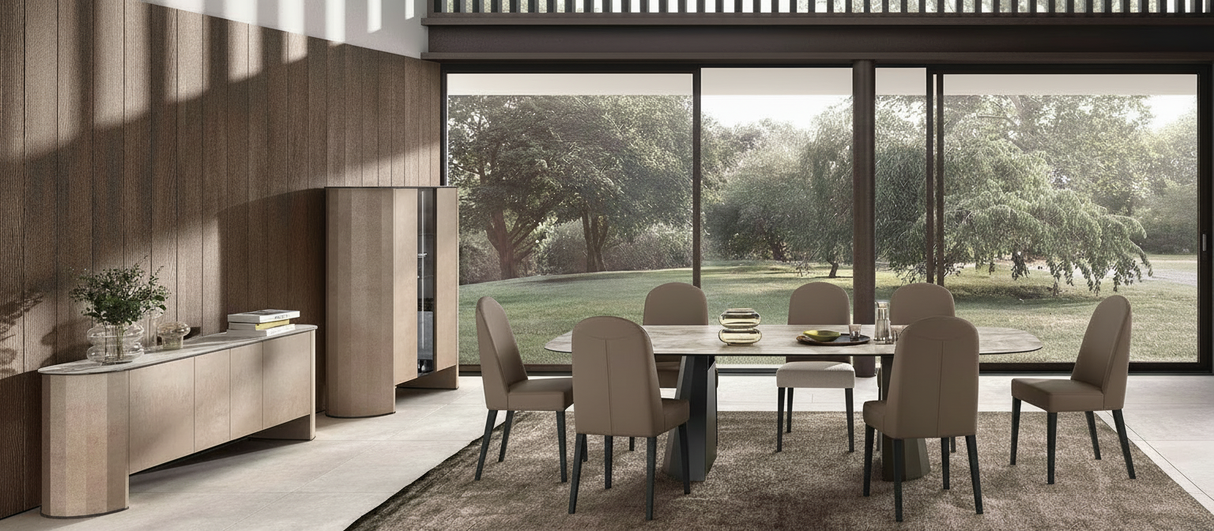 Dune Gray 7-Piece Dining Room Set by ESF Furniture at Eve Furniture