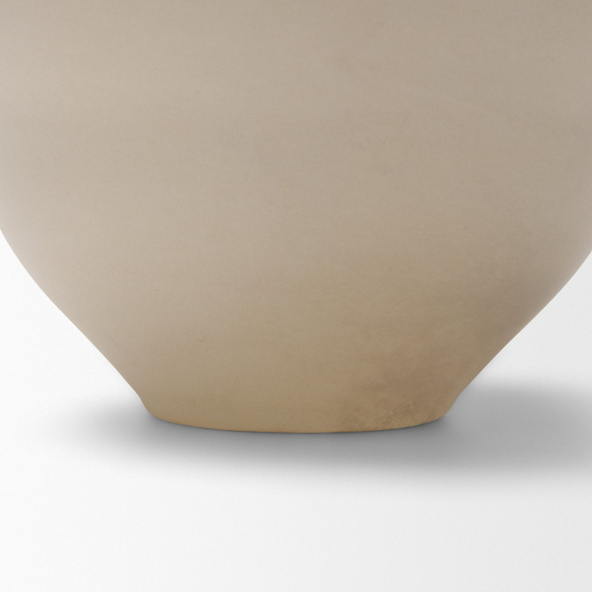 Dune Matte White Glass Vase by Mercana at Eve Furniture