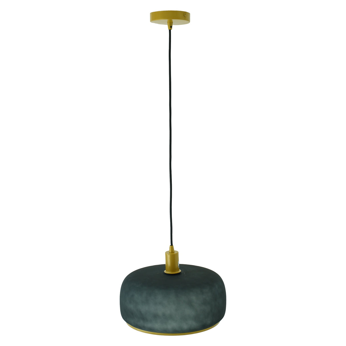 Dune Pendant Lamp - Black Sprayed and Gold by Ashcroft Furniture at Eve Furniture