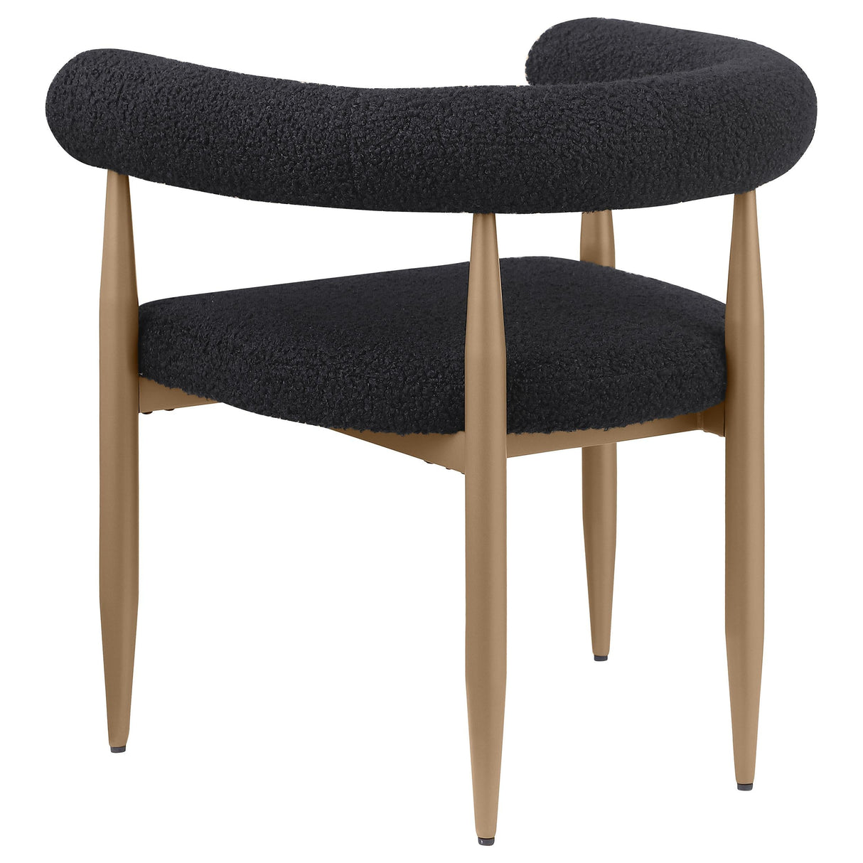 Dunmore Black Boucle Dining Arm Chair, Set of 2 by Coaster at Eve Furniture