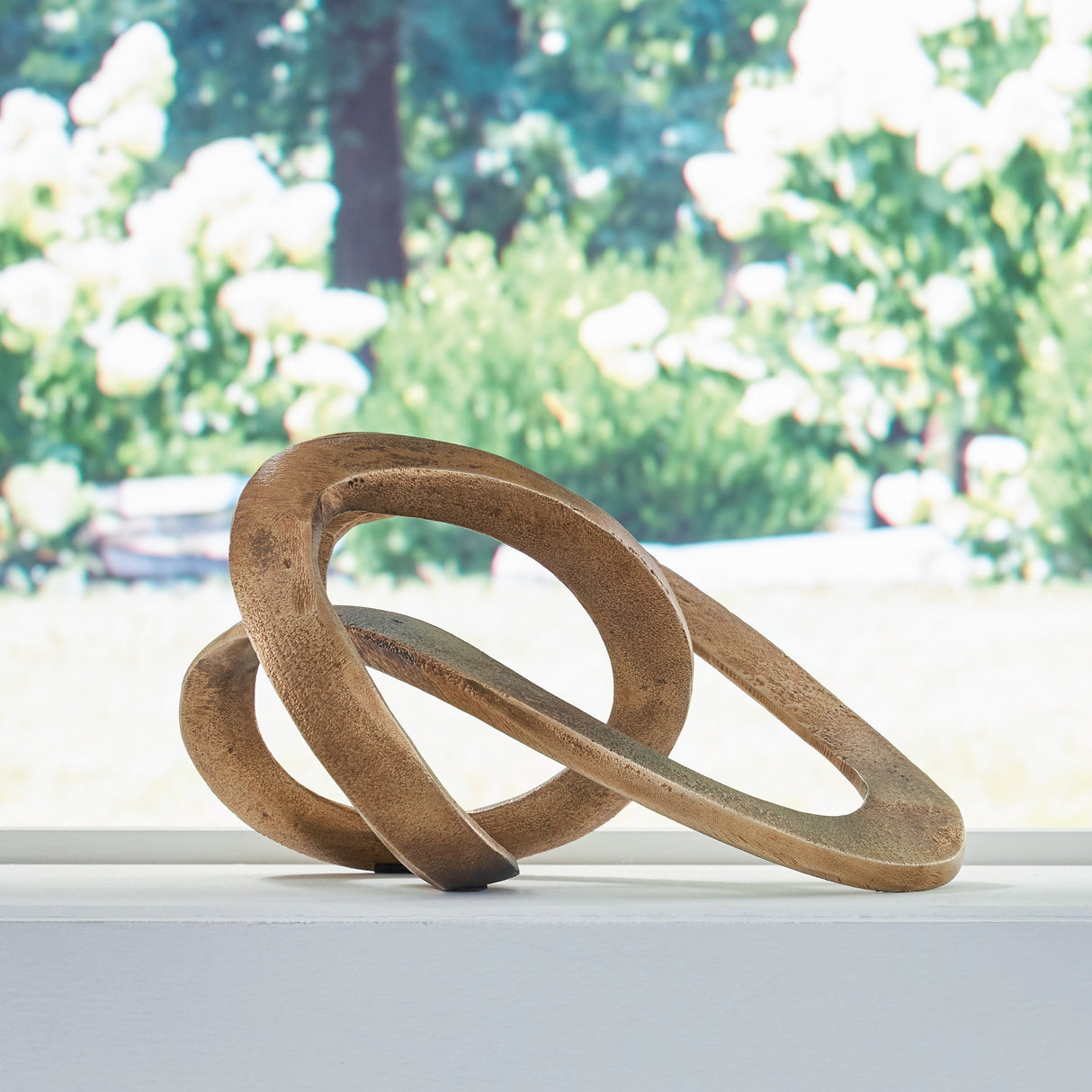 Dunnruck Antique Brass Finish Sculpture by ASHLEY FURNITURE at Eve Furniture