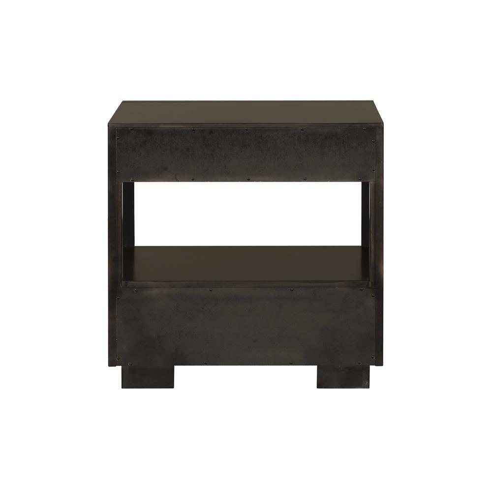 Durango Smoked Peppercorn 2-Drawer Nightstand by Coaster at Eve Furniture