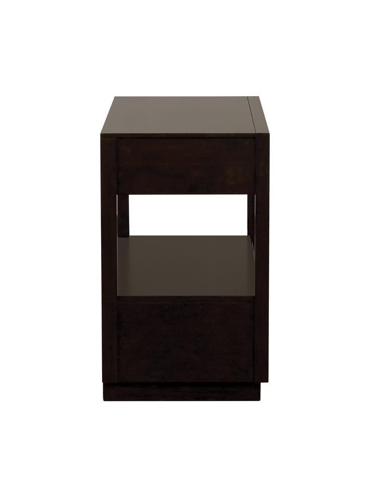 Durango Smoked Peppercorn 2-Drawer Nightstand by Coaster at Eve Furniture
