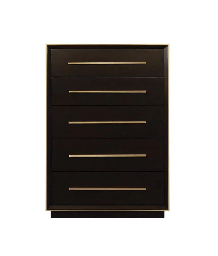 Durango Smoked Peppercorn 5-Drawer Chest by Coaster at Eve Furniture